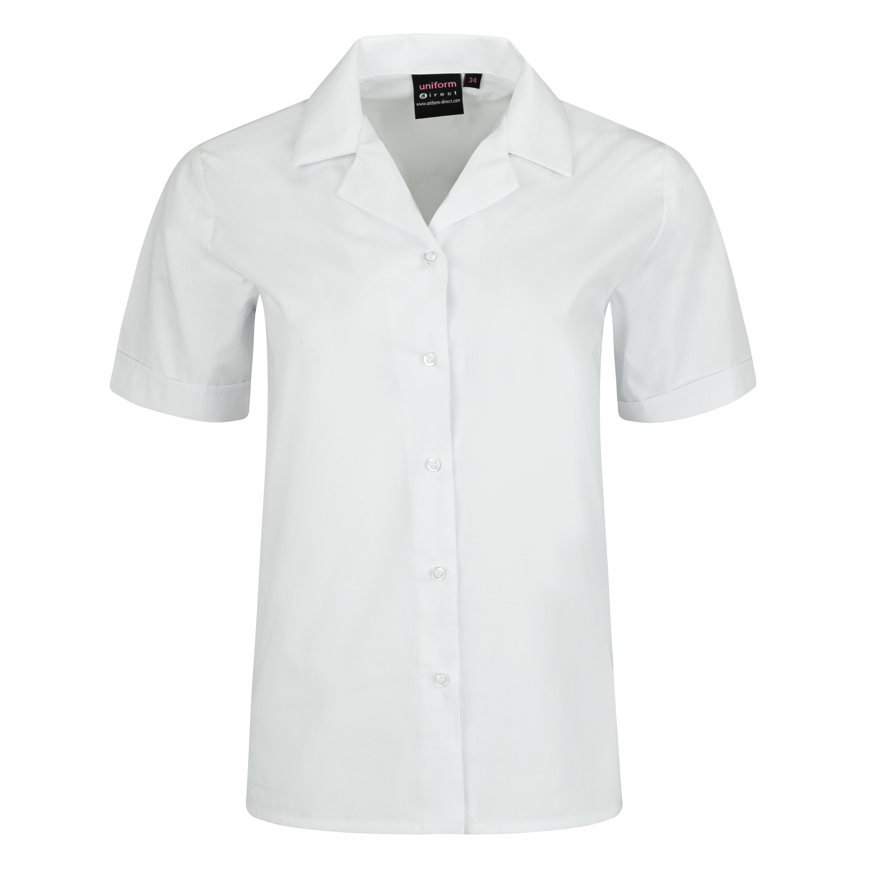 GIRLS White Revere Collar Blouse