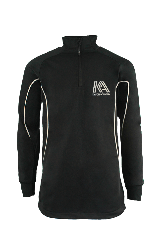Kirton Academy - Quarter Zip Sports Top