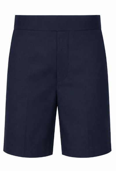 UD - School Shorts - Elastic Back Waist / Generous Fit - Navy - NON-RETURNABLE