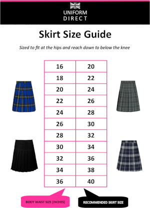 Skirt Size Guide
