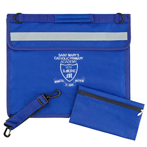 St Marys Catholic Primary School - Deluxe Bookbag - Royal Blue